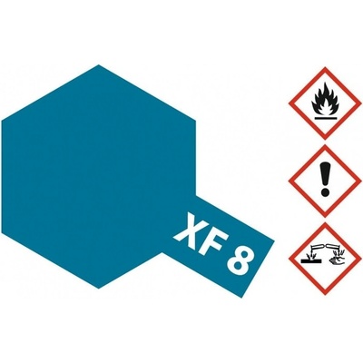 Tamiya 81308 XF-8 Flat Blue Color Acrylic Paint 23ml