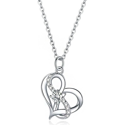P&J Jewellery Stříbrný zapletené srdce SN45