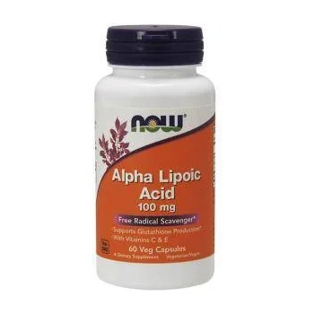 NOW Алфа-Липоева киселина 100 мг. - Alpha Lipoic Acid - 60 капсули - NOW FOODS, NF3040