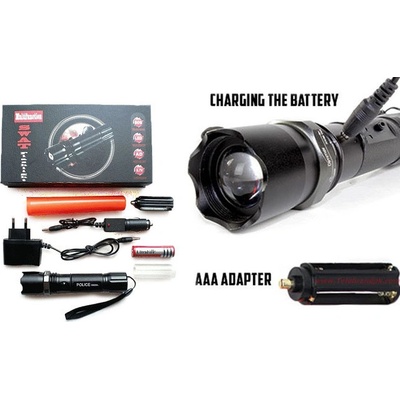 Flashlight SWAT POLICE LED – Zboží Dáma