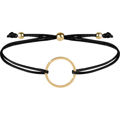 Troli náramek černá/zlatá TO2474