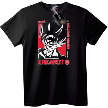 NOONEBRAND Тениска Goku Супер Сайян Какарот - L, Black