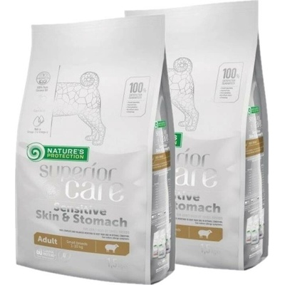 Natures Protection Sensitive Skin & Stomach Adult Small Breed 2 x 1,5 kg