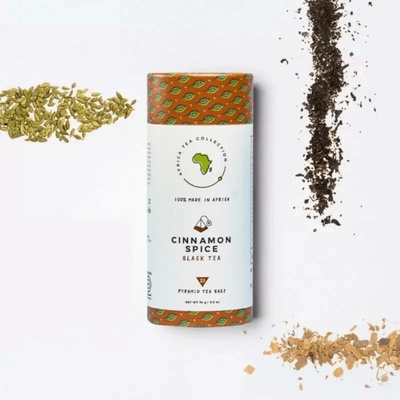 KAZI YETU Cinnamon Spice čierny čaj so škoricou a kardamónom 74 g
