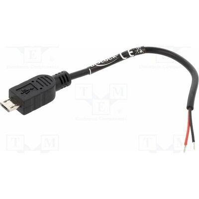 Delock 82697 USB 2.0 USB B micro vidlice 100mm černý
