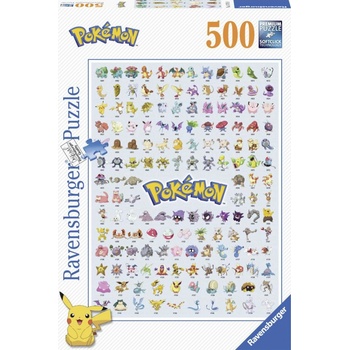 Ravensburger Pokémon: Prvních 151 druhů 500 dílků