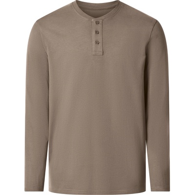 esmara Men pánské triko s dlouhými rukávy světle hnědá – Zboží Dáma