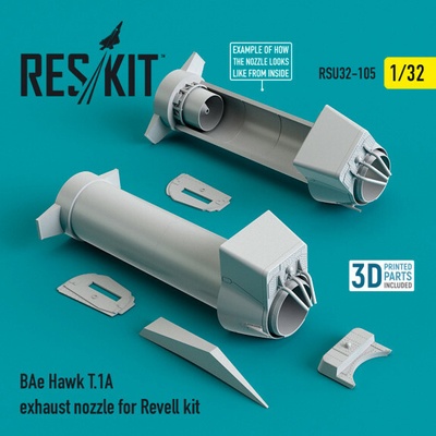 Revell Reskit BAe Hawk T.1A exhaust nozzle for kit 1:32