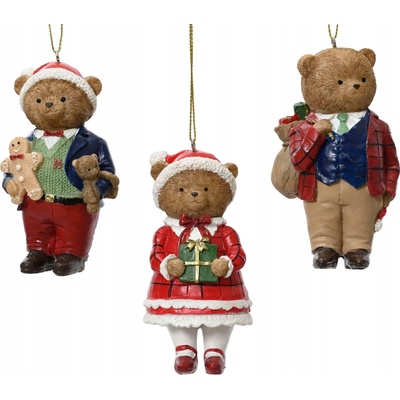 Decoris Tvarované vianočné gule 11 cm 1 ks