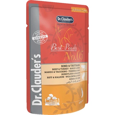 Dr.Clauder's hovězí a krocan v omáčce 100 g