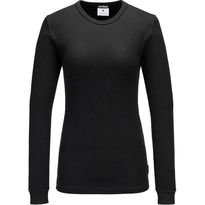 Portwest B126 Tričko s dlhým rukávom Thermal Black S