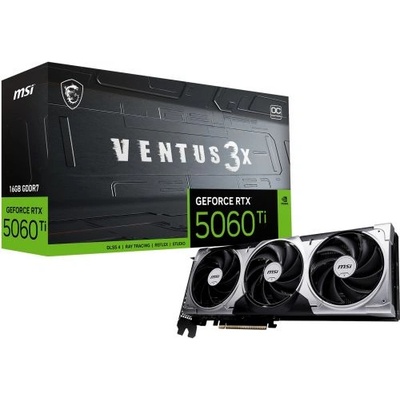 MSI GeForce RTX 5060 Ti VENTUS 3X OC 16GB GDDR7 128bit