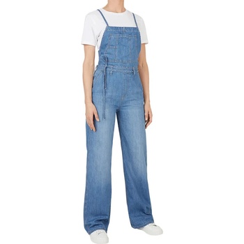 PEPE JEANS Гащеризон Pepe jeans Janice jumpsuit - Blue (Denim / 8.5Oz Blue Lightweight Denim)
