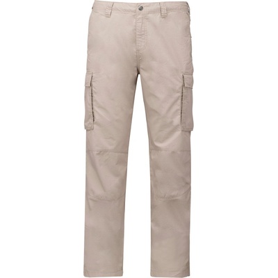 Kariban Kalhoty Kariban K745 do pasu pánské COT20K745125u3-beige Béžová