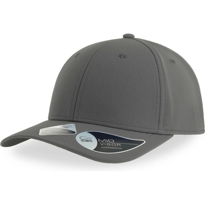 Atlantis Headwear Sand 6 panelová baseballová COT33020067099-dark grey Šedá tmavá