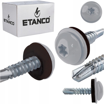 Šrouby do oceli Etanco 4,8 x 22 mm 250 ks