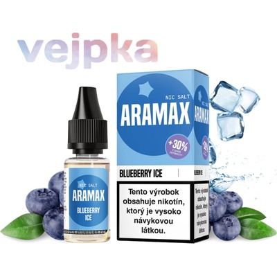 Aramax Salt Blueberry Ice 10 ml 10 mg