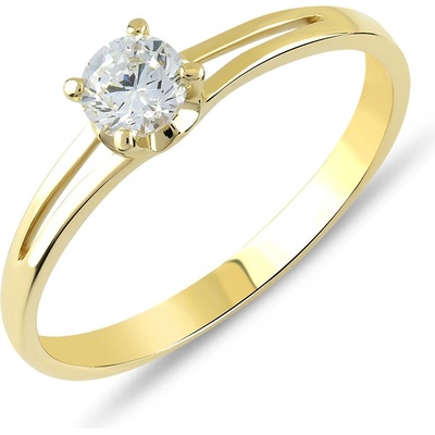 Lillian Vassago Zlatý prsten se zirkonem LLV22-GR057Y