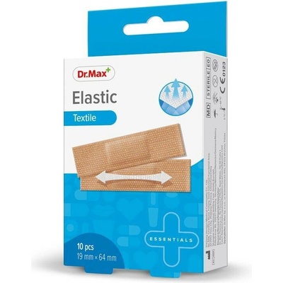 Dr. Max Elastic Textile 19 x 64 mm náplast 10 ks