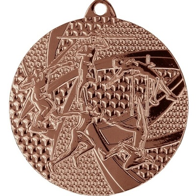 MMC8450/B Medaila atletika pr.50 mm hr.2 mm bronz 5x0 2 cm