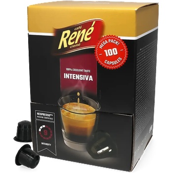 Café René | Intensiva - 100 капсули за Nespresso®