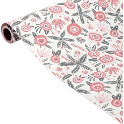 Home Deco Kids Samolepící tapeta do dětského pokoje s květinami 45 x 250 cm