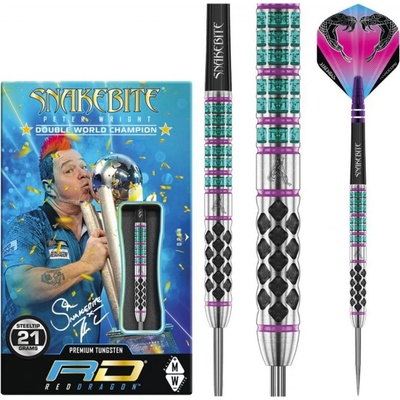 Red Dragon Peter Wright Snakebite Venom 90% 24g steel