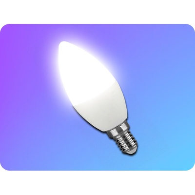 V-TAC E14 LED žiarovka 4,5W, 470lm, sviečka Studená biela