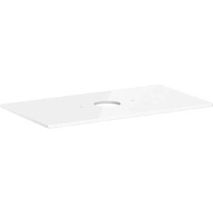Hansgrohe Xelu Q - Плоча под умивалника 98x55 см, отвор в средата, лъскаво бяло 54114050 (54114050)