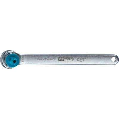 KS Tools Odvzdušňovací klíč velmi krátký 8 mm modrá 160.0727