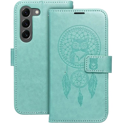 Forcell Кожен Калъф за Samsung S23 Plus, Forcell Mezzo Book Case Dream, Зелен (5903396188541)