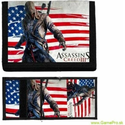 Assassins Creed 3 Connor USA peňaženka