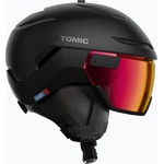 Atomic Скиорска каска Atomic Savor GT Amid Visor Photo black/red photo