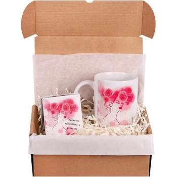 Подаръчен комплект с чаша и огледало (К102125-1)