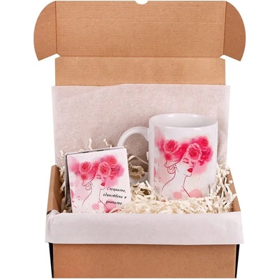 Подаръчен комплект с чаша и огледало (К102125-1)