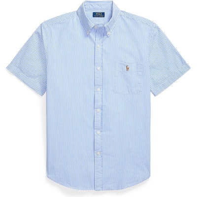Ralph Lauren Риза с къс ръкав Polo Ralph Lauren Men's Striped Seersucker Short Sleeve Shirt - Blue/White