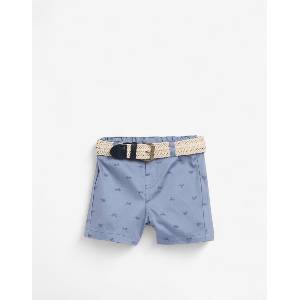  CHICCO Boys Woven Shorts Medium Light Blue - dress4less