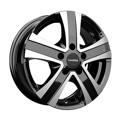 SUPERMETAL HAMMER 6,5x16 5x130 ET65 gloss black polished