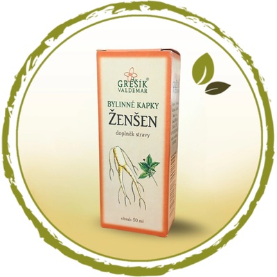 Grešík kapky Ženšen 50 ml