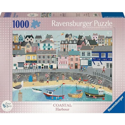 Ravensburger Пъзел Ravensburger от 1000 части - Крайбрежно пристанище (12001524)