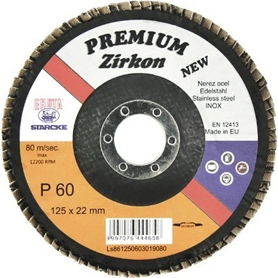 Brúsny lamelový kotúč Ø 150 mm P60