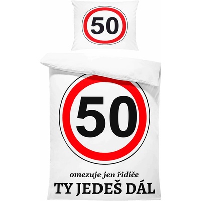 Impar Obliečky Ty ideš ďalej 50 rokov 140x200 70x90