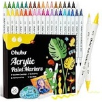 Ohuhu Акрилни маркери двувърхи 36бр Brush & Fine