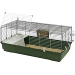 Ferplast Клетка за гризачи rabbit 120 - с оборудване, тъмнозелена