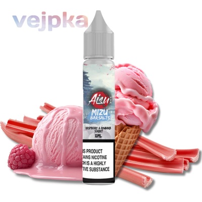 ZAP! AISU MIZU Bar Salts Raspberry & Rhubarb Sorbet 10 ml 20 mg