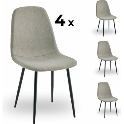 Elvisia Lovisa hnedá 4 ks