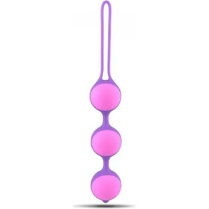 Toyz4Lovers Вагинални топчета от мед. силикон Bi-Balls Triple