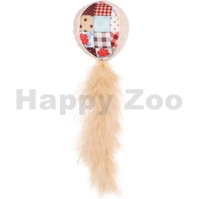 FLAMINGO Hračka pro kočky Vinta míček 15x4,5x4,5cm