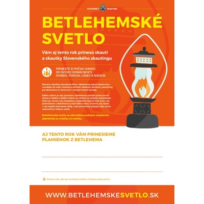 Plagát Betlehemské svetlo