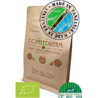COFFEEDREAM TANZÁNIE Nkwenda KARAGWE 16 Up Hrubé mletí frenchpress filtrovaná káva 100 g